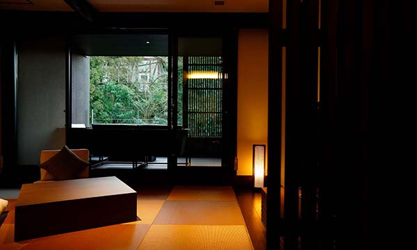View of the terrace from the Japanese-style room