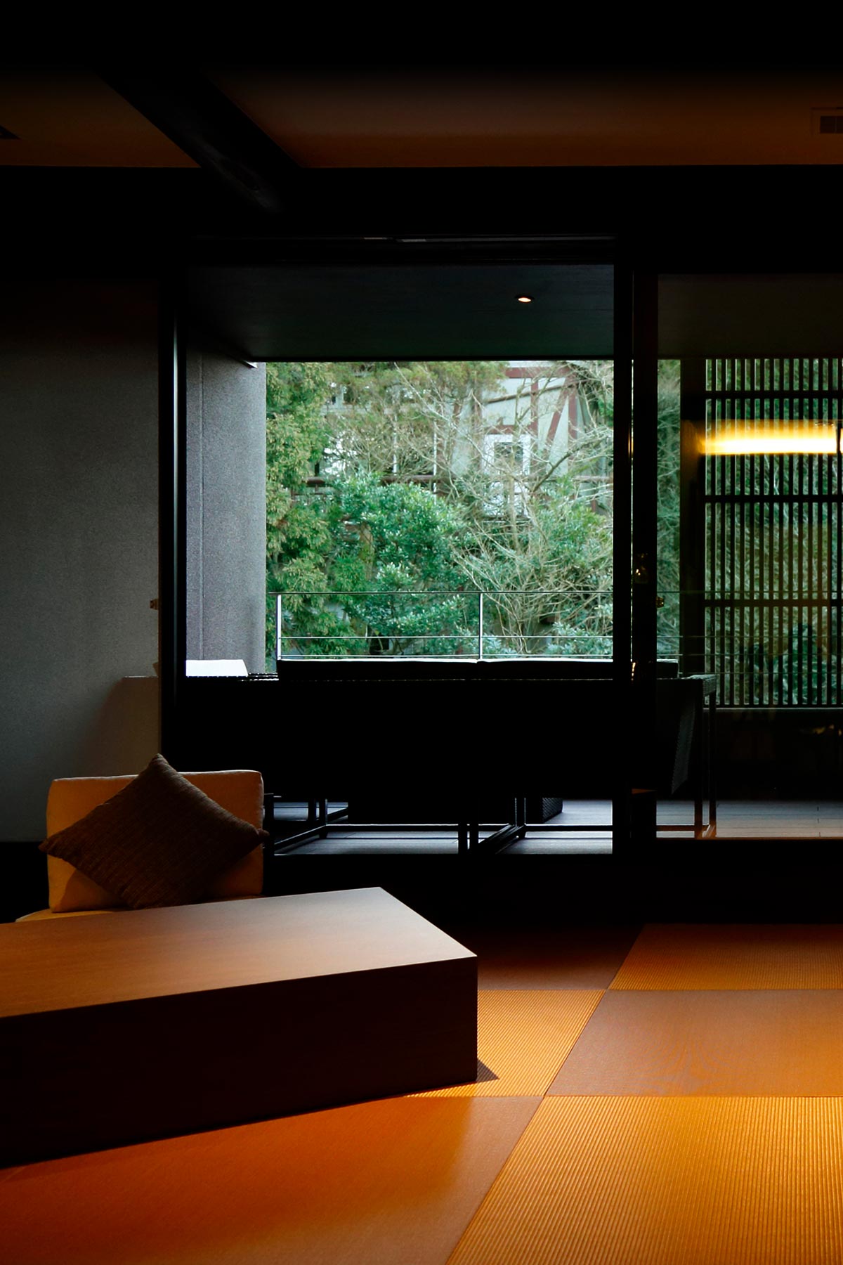 View of the terrace from the Japanese-style room